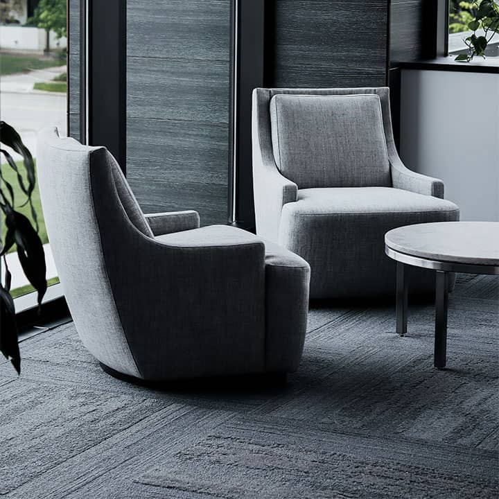 Commercial Carpet tile in office setting